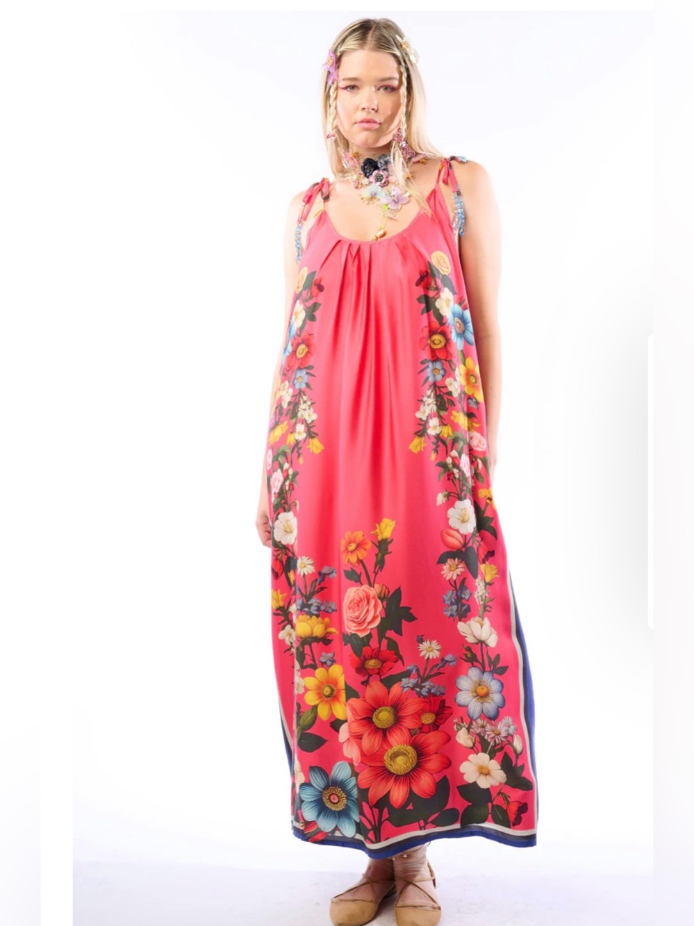 ARATTA Silent Journey Floral Garden Maxi NWT XS runs big